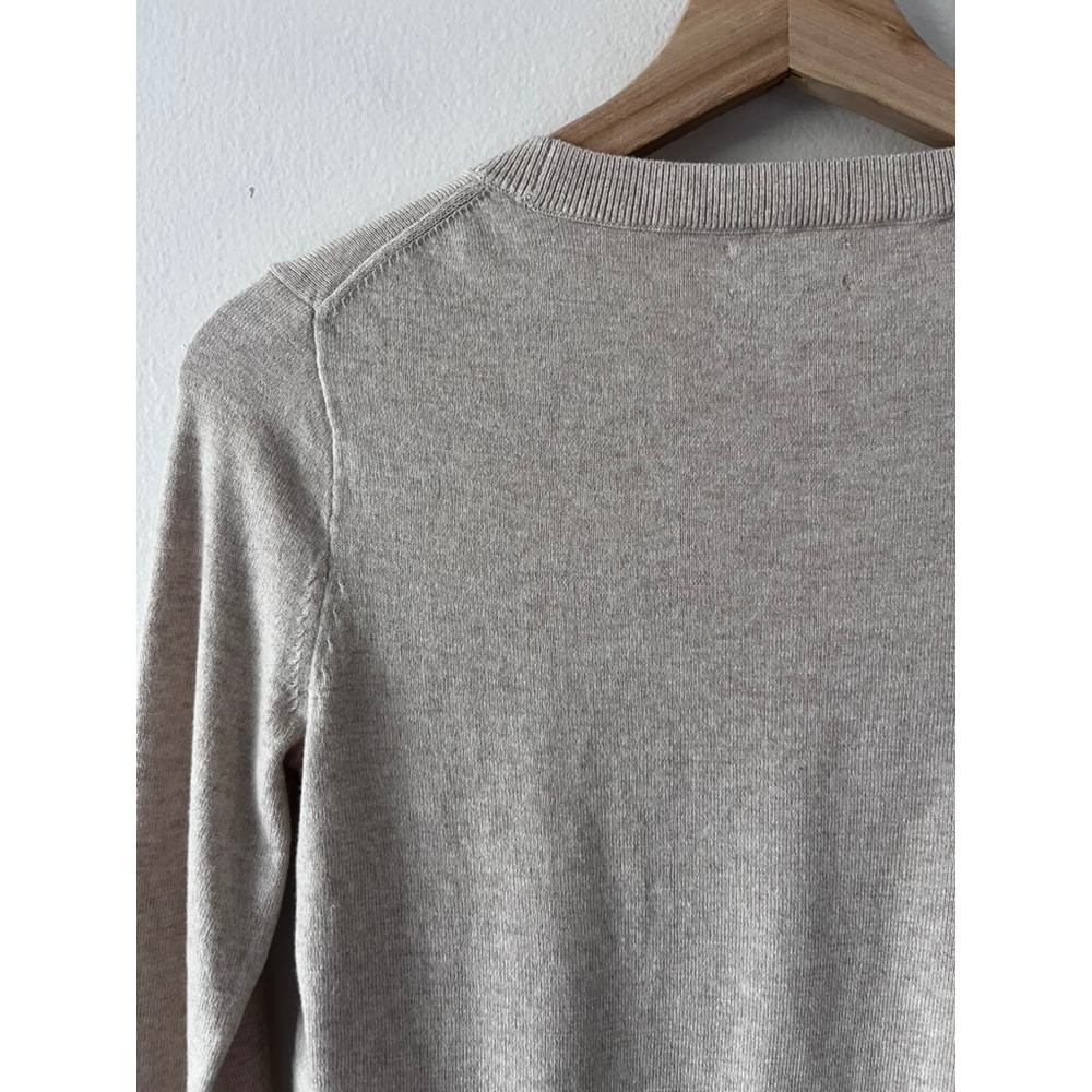 J. Crew Factory Lobster Teddie Sweater Cream 100% Cotton Crew Neck size XS - Picture 11 of 14